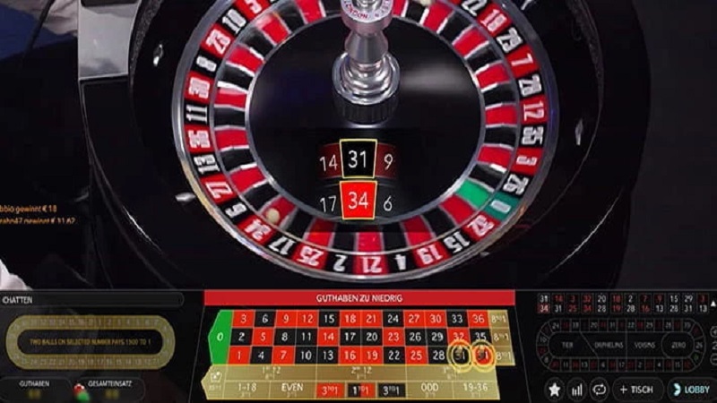 Quay vòng quay roulette hấp dẫn