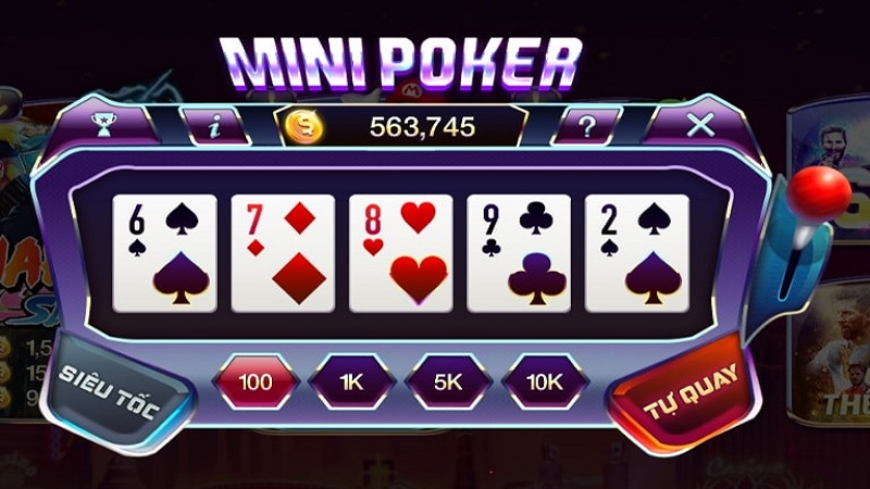Ưu điểm nổi bật của game mini poker