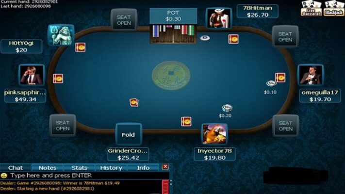 Poker tại cổng game Win79