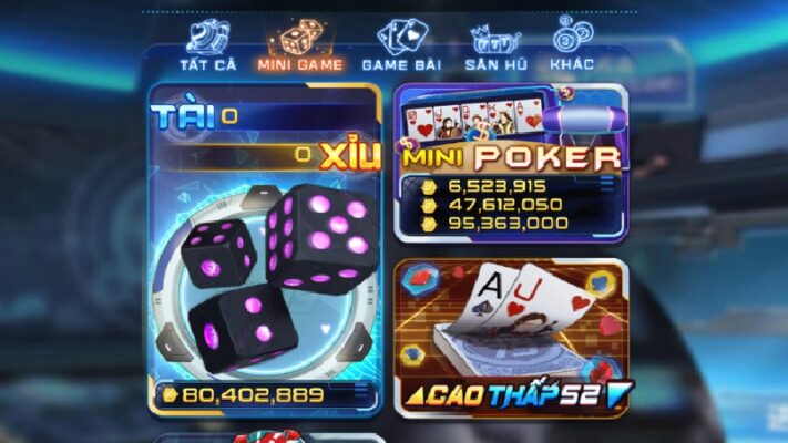 Luật chơi mini poker tại cổng game Win79
